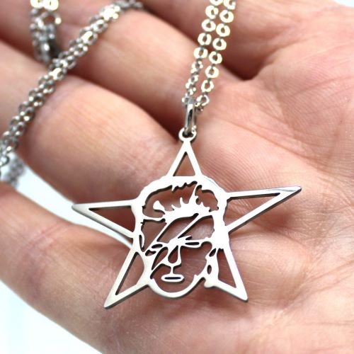 David Bowie Starman Aladdin Sane Necklace